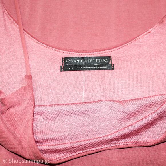 UO Bilboa Cupro Side-Slit Slip Dress Maroon M NWT - Picture 9 of 11